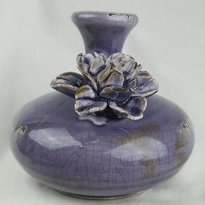 Small Decorative flower Vase with a Rose design